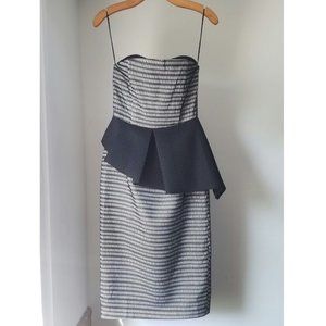 ELLIATT Strapless Peplum Dress, Size Small